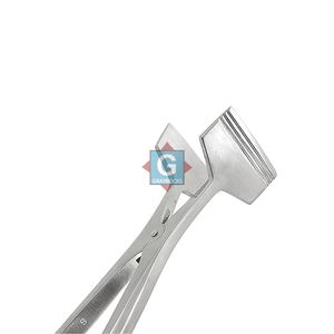 Épandeur à plâtre manuel en acier inoxydable gris HENNING 270 mm avec poignée confortable, instrument chirurgical C-Tick - Product Image 3