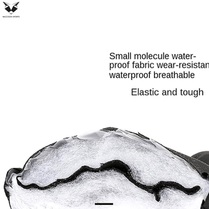 White And Black Contrast Color New Arrival Premium Quality New Trendy Adult Wear Heated Waterproof Breathable <b>Ski</b> <b>Gloves</b> - Product Image 6