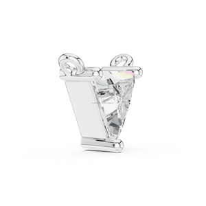 Colgante de collar de plata de ley 925 y plata blanca Noor, un acento de joyería refinado para venta al por menor de lujo - Product Image 1