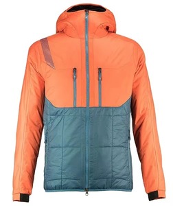 Men Insulated Jacket Quilted Hooded Lightweight Puffer <b>Padded</b> Outdoor Hiking Warm Coat Green Blue Grey - Product Image 3