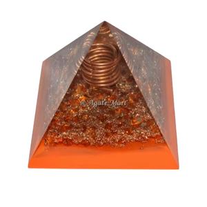 Cristaux naturels les plus exigeants artisanat 7 Chakra Crystal Tree of Life Orgone Pyramid Kit EMF Protection Méditation - Product Image 2