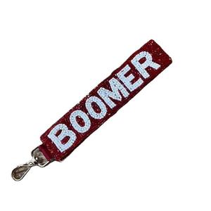 Colorful Bead Embroidery Keychain Unique Traditional Indian Handicraft Skillfully Decorative Novelty Creative Home Decoration - Product Image 1