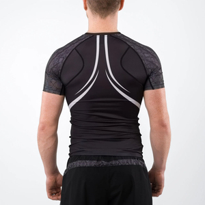 Rashguards à manches courtes sur mesure, meilleur prix, unis, en stock, durables, protection anti-UV, Rashguard Fortleo - Product Image 2