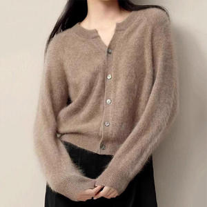 Suéter de Punto Personalizado VIBE SEWN de Alta Calidad para Mujer, en Poliéster/Algodón, para Invierno, de Secado Rápido, Anti-Pilling y Transpirable - Product Image 2