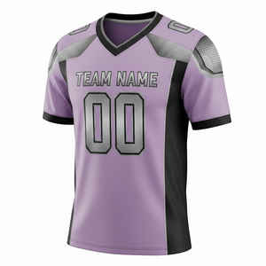Camisetas de Fútbol Americano Personalizadas, Sublimadas, para Adultos, Unisex, Cuello en V, Manga Corta, Transpirables, de Malla, Secado Rápido, Antibacterianas - Product Image 1
