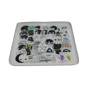 Exporter of Aluminium Staying Ashes for Human Smock Metal Heart Shape With Tiger <b>Printed</b> Sticker Astray for Adrift & Amiss Gone - Product Image 6