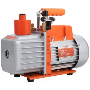 Pompa per vuoto rotativa a palette a 2 stadi da 1/2 HP, 7 CFM, 120V, per climatizzazione, con connettori maschio SAE da 1/4'', maschio SAE da 3/8'', parte per sistemi HVAC da 1/2'' - Product Image 1