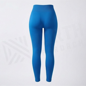 Custom Logo Lift Hip Breathable Fitness Seamless Yoga Leggings Gym Running Sports Workout Activewear Athletic Tights - Product Image 2