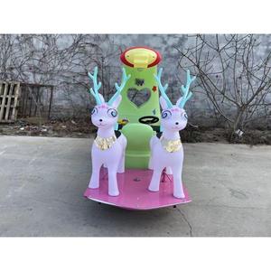 Best Quality Kids Twin Deer Car Ride Toy Battery Operated Electric Vehicle With Music Lights Smooth Driving Available For Sale - Product Image 4