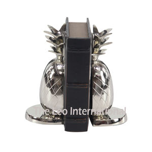 Sujetalibros de Metal Hechos a Mano con Forma de Piña, Sujetalibros de Mesa en Oro Antiguo para Decoración de Sala de Estar, Oficina y Escritorio Escolar - Product Image 6