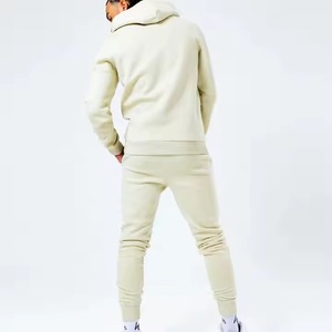 2025 Custom High Quality <b>Plain</b> Style Men's Sportswear Brand Fitness <b>Tracksuit</b> with Custom Logo for Adults - Product Image 5