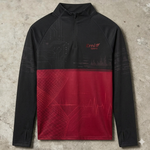 <b>Men</b>’s Spring Autumn Fitness Long Sleeve Quick Dry Running Top Half Zip Slim Fit Training Sweatshirt Athletic Workout <b>Pullover</b> - Product Image 3