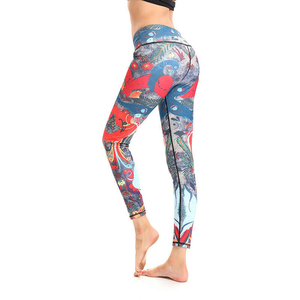 Heavy Fashion Printed Fitness Workout Yoga Set Sports Bra And Legging Set - Product Image 4