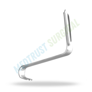 Rétracteur micro-tactile concave 14 cm, instrument neurochirurgical pour la rétraction tissulaire en chirurgie de la colonne vertébrale - Product Image 3