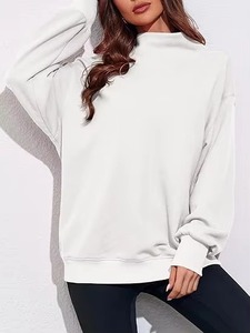 Sudaderas de Moda para Mujer, Corte Holgado, con Capucha de Forro Polar, Personalizadas OEM, Proveedor de Ropa de Invierno al por Mayor - Product Image 6