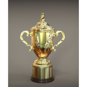 Trophée Étoile de Récompense Doré de Qualité Supérieure avec Design Élégant et Base en Bois pour la Reconnaissance des Vainqueurs de Compétitions Sportives - Product Image 5