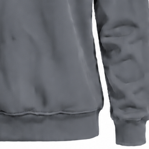Charcoal Gray <b>Women</b> High Neck Sweatshirt <b>Long</b> Sleeve Loose Fit Pullover Fleece Mock Neck Casual Winter Streetwear Fashion <b>Jumper</b> - Product Image 6