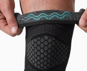 PROFIT SPORTS Manchon de compression respirant pour genou, néoprène 5,7 mm, antidérapant, haute résistance, pour la course, le fitness, l'entraînement, unisexe - Product Image 5