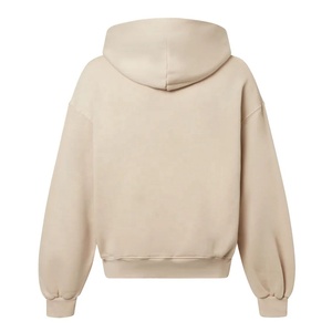 Sweat-shirt décontracté ample de style streetwear de haute qualité OEM personnalisé, vente en gros, sweat-shirt à fermeture éclair pour hommes - Product Image 2