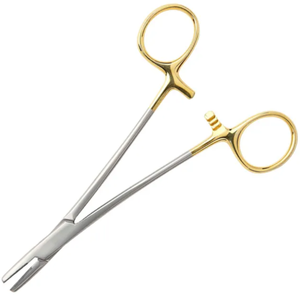 Tijeras Médicas Olsen Hegar de Acero Inoxidable con Portaagujas TC SERRATED, Portaagujas, Mejores Instrumentos Quirúrgicos Manuales - Product Image 2