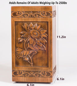 Urnas de Madera Profesionales para Cenizas Humanas, Urnas de Madera Personalizadas - Product Image 2