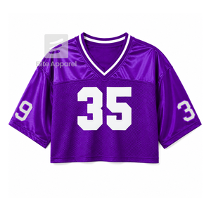 Camiseta personalizada NCNW Sorority con cuello en V, color sólido, manga corta, morado y blanco, estilo casual para mujer, malla de poliéster - Product Image 2