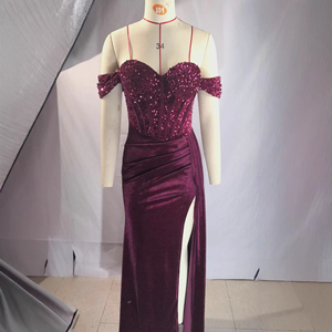 2026 New Sequined Cashmere Slim Fit Bodycon One Shoulder Sleeveless <b>Maxi</b> Evening Dress High End Party Wear - Product Image 6