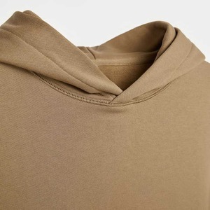 Sudadera con Capucha para Hombre, 100% Algodón, Felpa Francesa, Corte Casual, con Bolsillo, para Invierno, Transpirable, Ecológica, Teñido Liso - Product Image 5