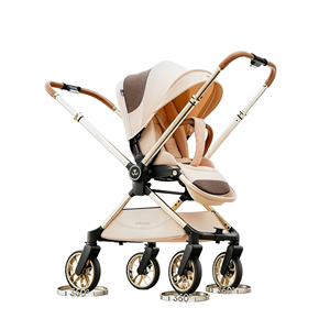 Poussette bébé moderne pliable et réversible de style Hot Mom avec 4 roues universelles en EVA pour <span class=keywords><strong>les</strong></span> nouveau-nés - Product Image 1
