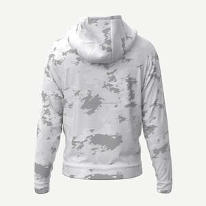 เสื้อฮู้ดดี้ผู้ชายแขนยาวทรงสลิมฟิต ผ้าฟลีซโพลีเอสเตอร์ 100% แห้งเร็ว เป็นมิตรกับสิ่งแวดล้อม ระบายอากาศได้ดี เหมาะสำหรับใส่เป็นเสื้อนอก ลายพราง สำหรับฤดูหนาวที่อบอุ่น - Product Image 2
