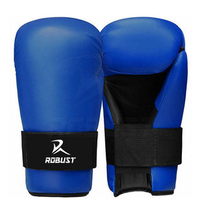 ถุงมือคาราเต้หนังแท้สำหรับฝึกซ้อมประจำวันและการออกกำลังกาย พร้อมฝ่ามือกันลื่นและระบบปิดแบบตีนตุ๊กแก - Product Image 2