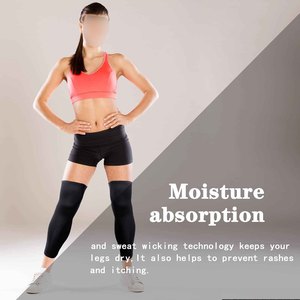 Manchons de compression haute performance pour les jambes, pour le jogging, la course à pied, l'athlétisme longue distance, respirants, en tissu à séchage rapide - Product Image 5