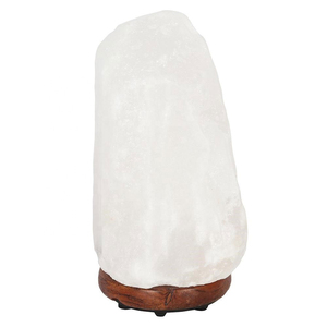 Natural Tabletop Crystal Decoration for Home Himalayan White Salt Lamp with Cozy Warm <b>Light</b> for Living Room Bedroom Office - Product Image 3