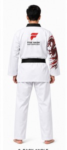 Uniforme de taekwondo premium confeccionado con tela resistente que ofrece comodidad, flexibilidad y un rendimiento confiable en cada día de entrenamiento. - Product Image 3