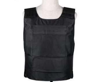 Premium Schwarze Sicherheitsweste Stichfeste Schutzkleidung Verstellbare Schulter- und Taillenverschlüsse mit Klettverschluss - Product Image 5