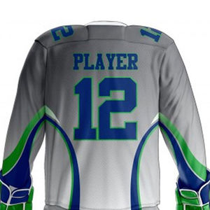 Uniforme de Hockey sobre Hielo para Hombre, 100% Poliéster Transpirable, de Alta Calidad, con Logotipo Personalizado, Diseño Personalizado con Nombre del Equipo OEM - Product Image 6