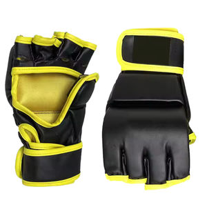 Guantes de MMA de Cuero Personalizados Profesionales con Cierre de Cordones para Soporte de Muñeca, para Entrenamiento de Muay Thai, Premium, Absorben la Humedad - Product Image 5
