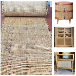 หวายธรรมชาติแบบม้วน กว้าง 60 ซม. สำหรับซ่อมเก้าอี้ วัสดุหวายจากเวียดนาม 43 ANGLE - Product Image 2