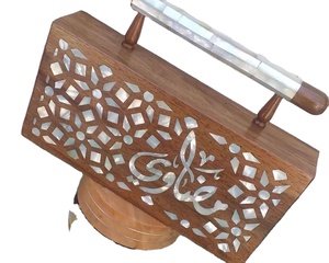 กระเป๋าคลัทช์สำหรับผู้หญิงงานทำมือสไตล์โบฮีเมียนพิเศษทำจากอินเดียปักลายมุกสำหรับชุดเดรสแฟชั่นอิสลาม - Product Image 3