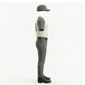 Ensemble d'uniformes de baseball pour hommes Tissu léger et respirant Conception durable Parfait pour les séances d'entraînement et les matchs de compétition - Product Image 4