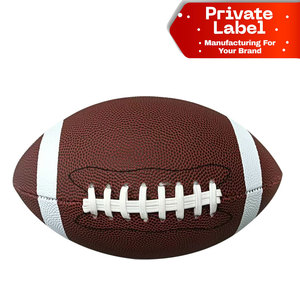 Balón de Fútbol Americano Juvenil Personalizado con Etiqueta Privada, Tamaño 6, Cuero Compuesto, Precio de Fábrica al por Mayor, Balón de Fútbol Americano Infantil Tamaño 3, PU Suave - Product Image 1