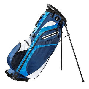 Lightweight Poly Golf Stand Bag with Zipper Closure <b>Large</b> Capacity Custom Logo Accepted Portable & Durable Carry Strap - Product Image 4