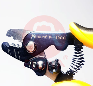 Pelacables de Fibra Óptica Eléctrico OEM de Grado Industrial FUJIYA, con Dientes de Sierra, Mango de Plástico de Agarre Suave, 6 Pulgadas, F-119CC - Product Image 2