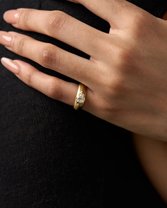 Georgian Cut Down Engagement Ring Vintage Style 2.00 CT Pear Cut Lab Grown Diamond Ring Pear Frankie Envoy Inspired Bridal Ring - Product Image 2