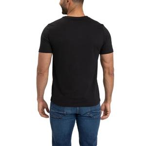 เสื้อยืดคอกว้างทรงเข้ารูปผ้าฝ้ายถัก 100% สีพื้นเรียบง่าย สไตล์ลำลองสำหรับผู้ชาย รุ่นใหม่ล่าสุด แห้งเร็ว เป็นมิตรกับสิ่งแวดล้อม - Product Image 2