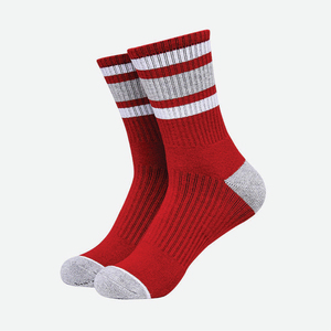 Factory Wholesale Red <b>Long</b> Soccer Football <b>Socks</b> for Adults Children Summer Training Sports <b>Socks</b> Bottom Logo - Product Image 4