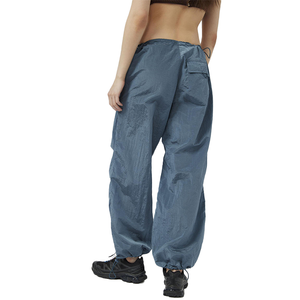 Pantalones Cargo Casuales de Mujer al por Mayor, de Nylon, Elásticos, de Cintura Alta con Cordón, Estilo Paracaídas, Jogger, de Moda Urbana - Product Image 5