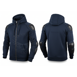 Hoodie de moto unisexe personnalisé pour l'hiver - Protection respirante pour la course moto avec logo et design sur mesure - Product Image 1