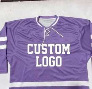 Maillot de hockey sur glace de qualité supérieure, nom et numéro brodés, uniforme d'équipe professionnel - Product Image 3