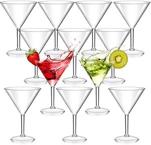 Copas de Martini Transparentes de Estilo Moderno, Copas de Cóctel de Plástico de Grado Alimenticio para Fiestas y Bares, Copas de Cóctel para Banquetes de Boda y Catering - Product Image 4